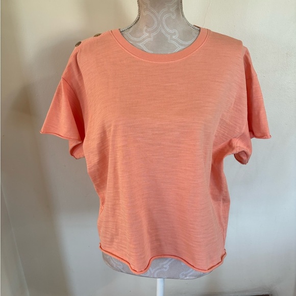 Nation LTD Terrin Snap Shoulder Tee - Picture 1 of 6
